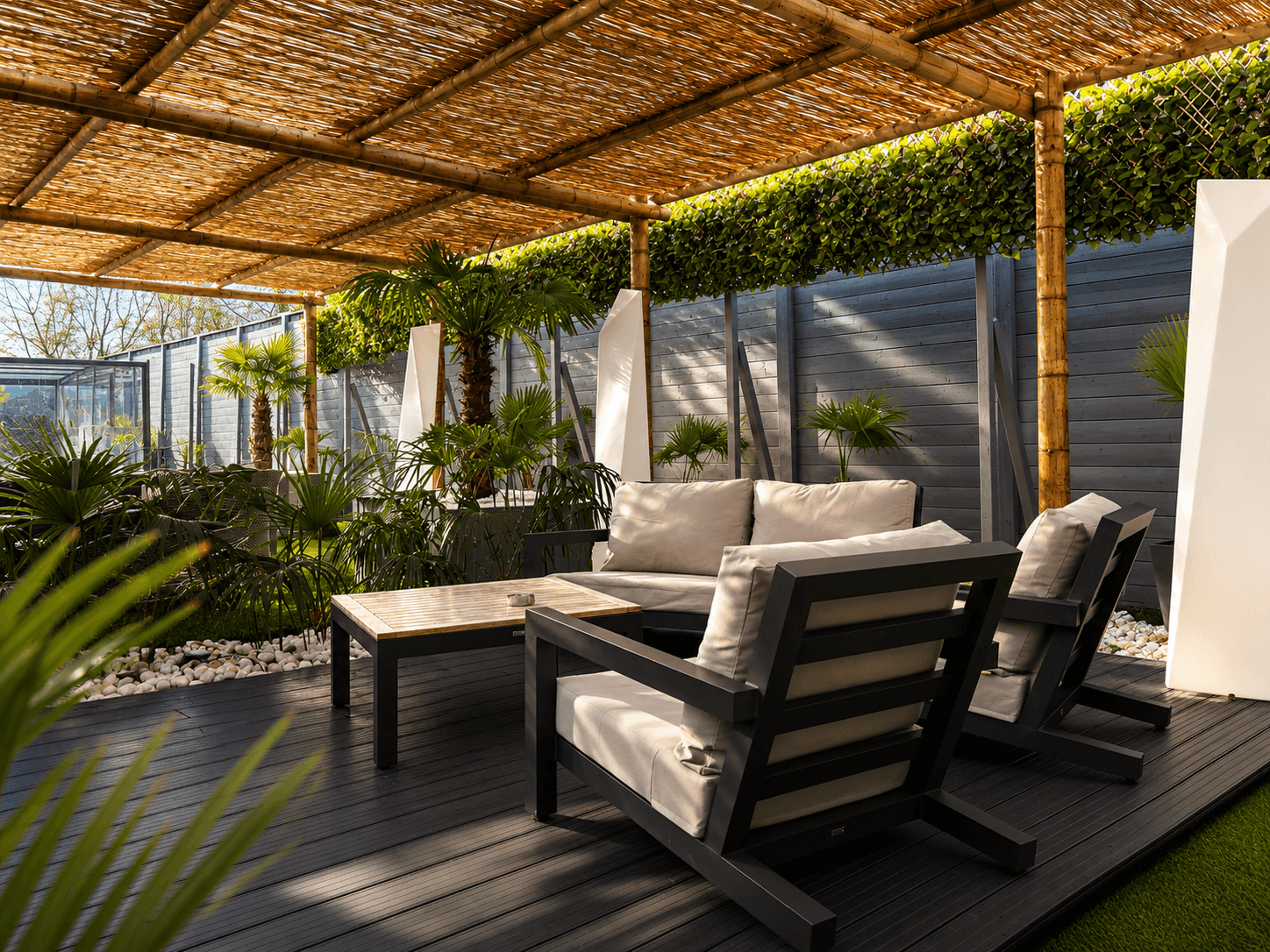 Buiten relaxruimte